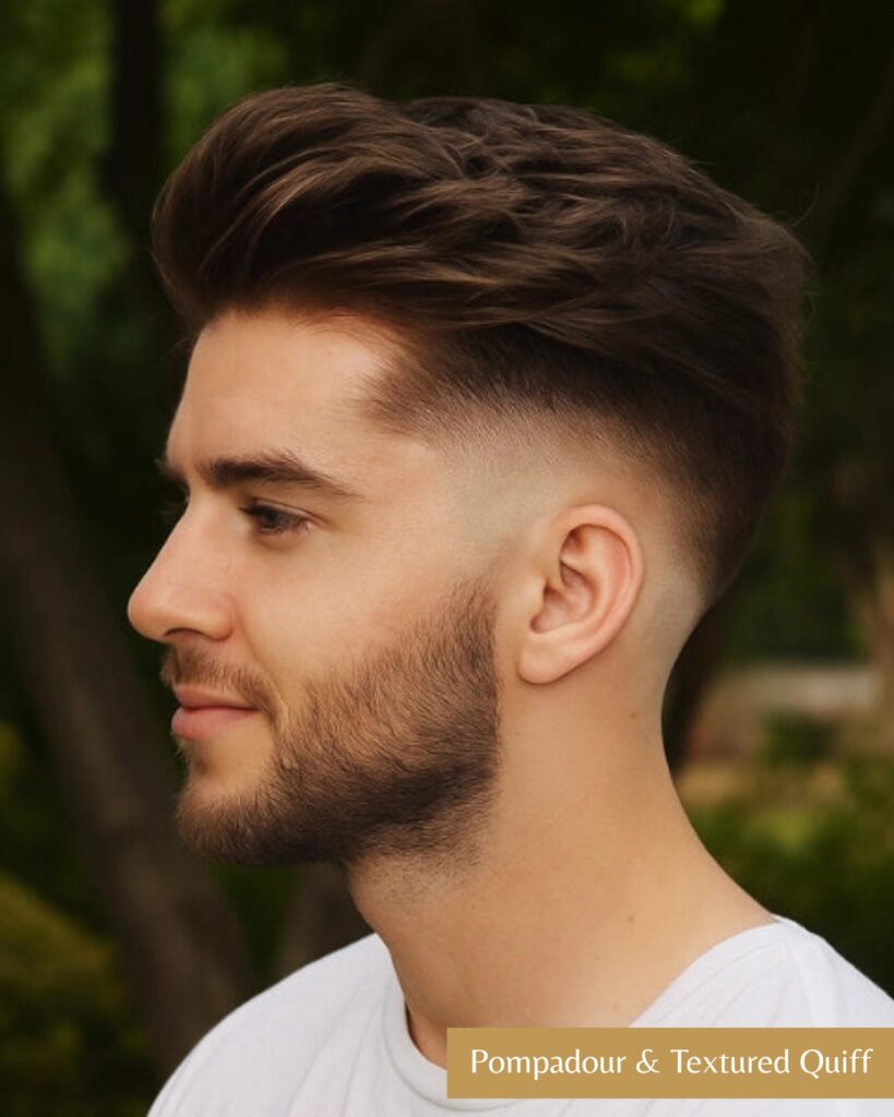 Pompadour & Textured Quiff
