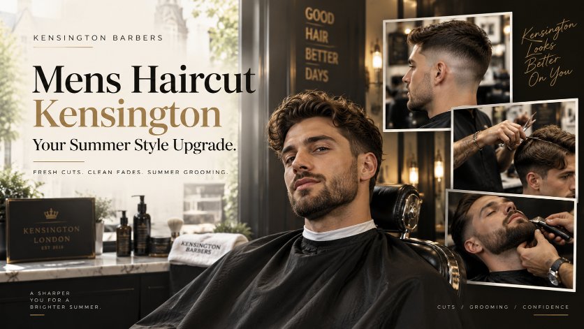 Mens Haircut Kensington Summer Grooming