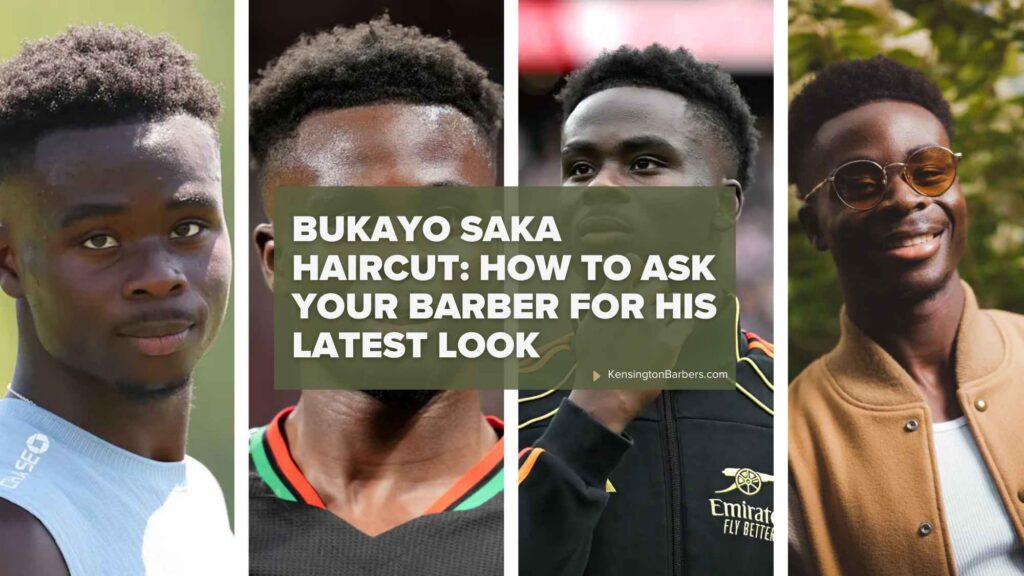 Bukayo Saka haircut inspired skin fade and textured top for men