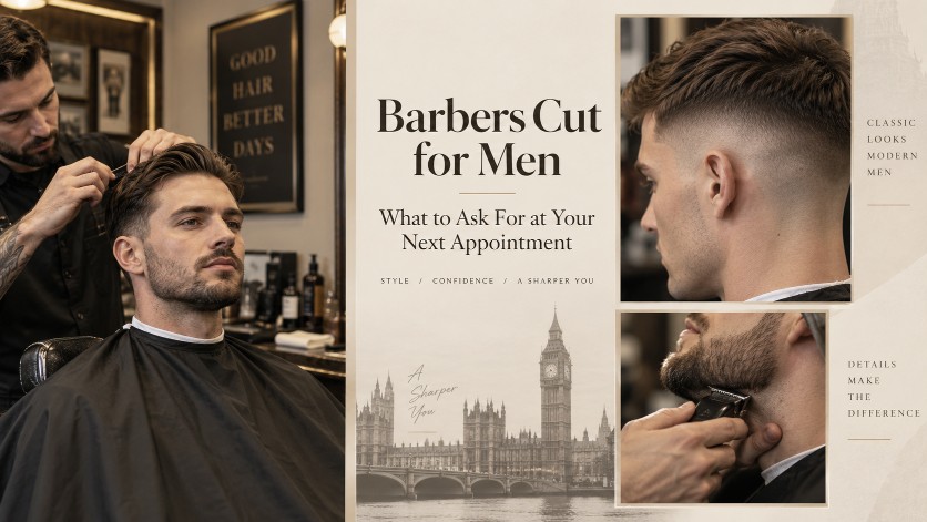 Barbers cut for men
